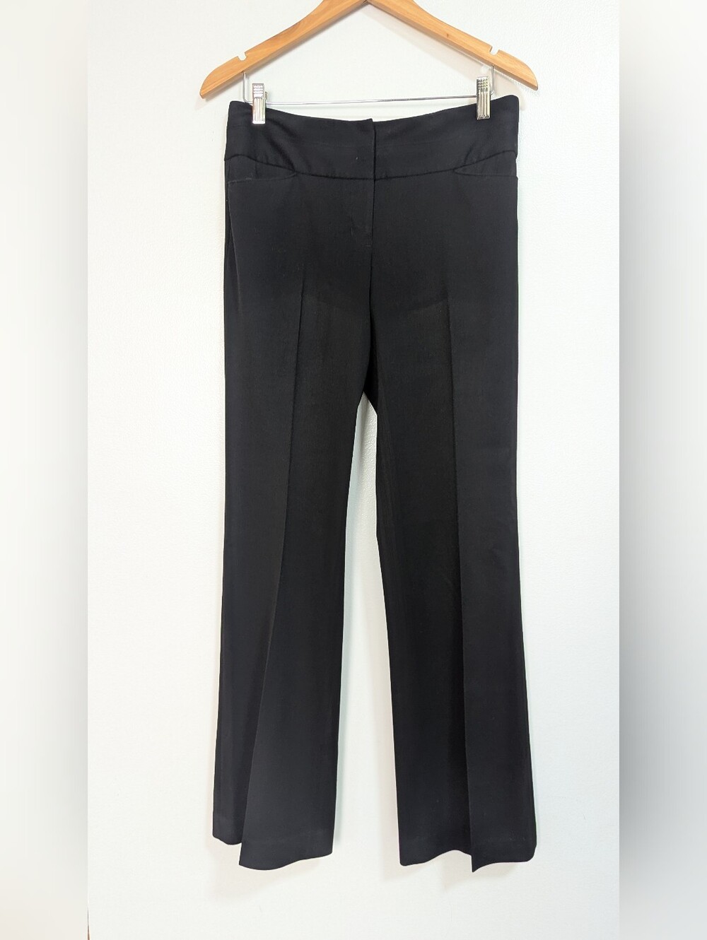 Express The Editor Black Wide Leg Dress Pants Trousers Size 4R